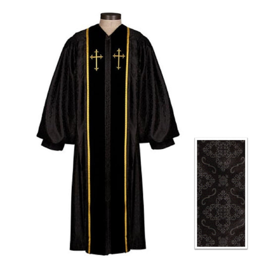 cambridge-black-jacquard-embroidered-cross-pulpit-robe-ts787blk