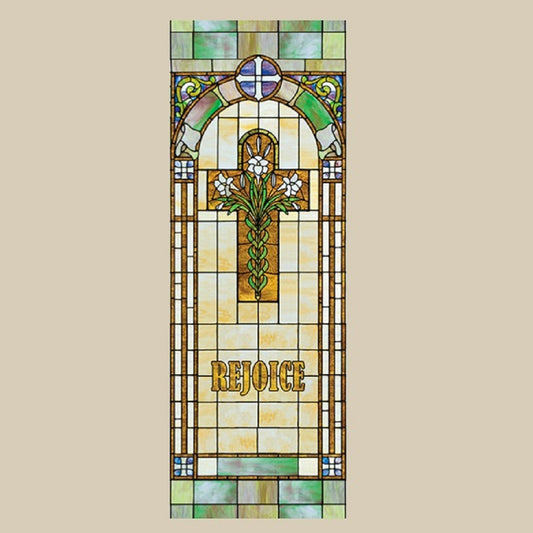 celebration-banners-stained-glass-series-rejoice-cross-2w-x-6h-worship-banner-f17652x6p