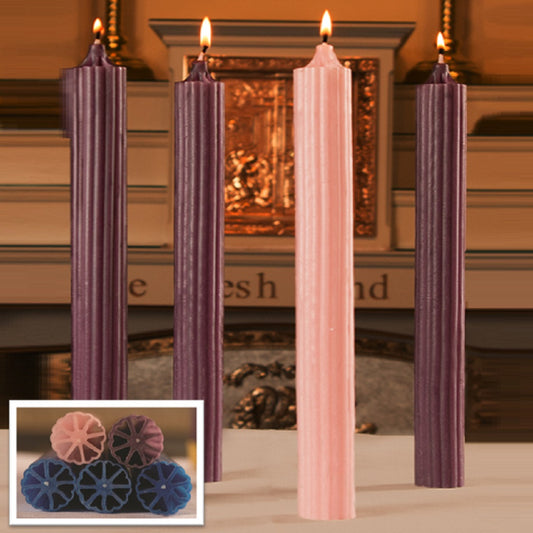 dadant-candle-1-1-2d-100-beeswax-hollow-core-advent-candle-set-83000