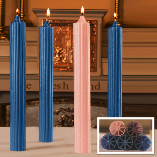dadant-candle-1-1-2d-100-beeswax-hollow-core-advent-candle-set-83002