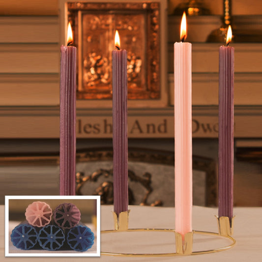 dadant-candle-7-8d-100-beeswax-hollow-core-advent-candle-set-82702