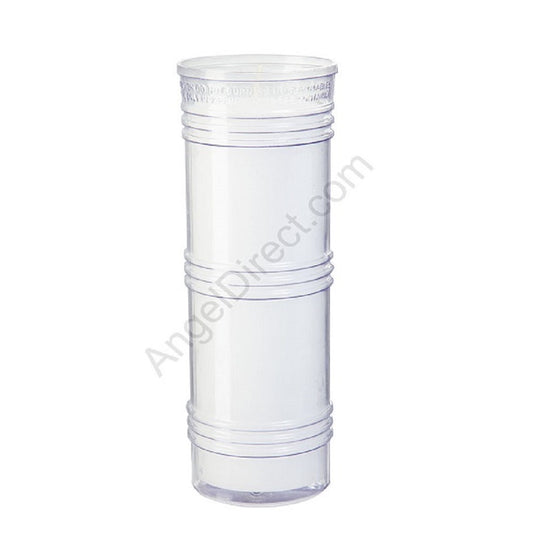 dadant-candle-clear-6-day-plastic-inner-light-case-of-24-candles-470000