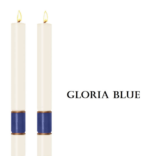 dadant-candle-gloria-series-blue-side-altar-candles-set-of-2-candles-gloria