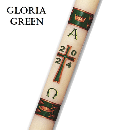 dadant-candle-gloria-series-green-paschal-candle-gloria