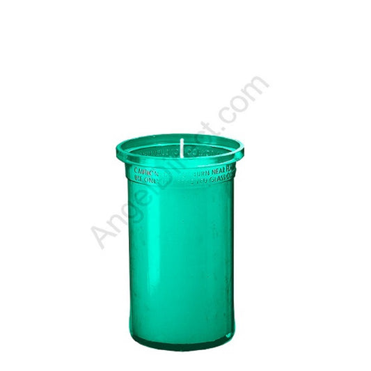dadant-candle-green-3-day-plastic-inner-light-case-of-24-candles-490400