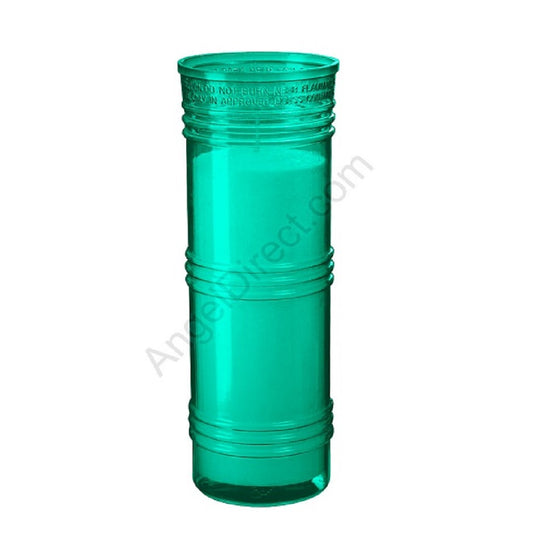 dadant-candle-green-5-day-plastic-inner-light-case-of-24-candles-460400