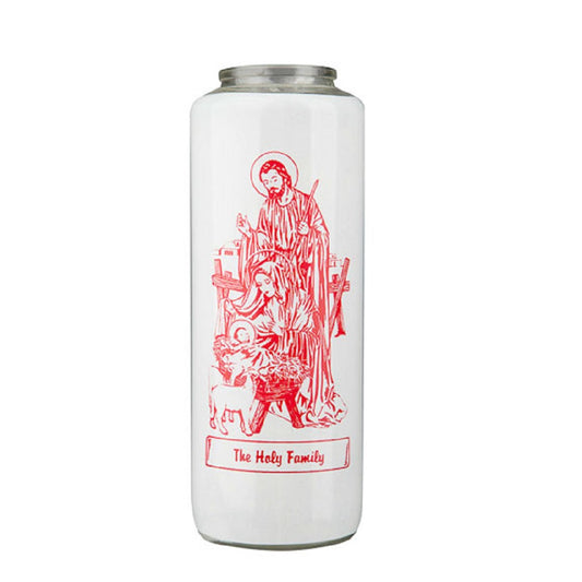 dadant-candle-holy-family-6-day-glass-devotional-candle-case-of-12-candles-87200