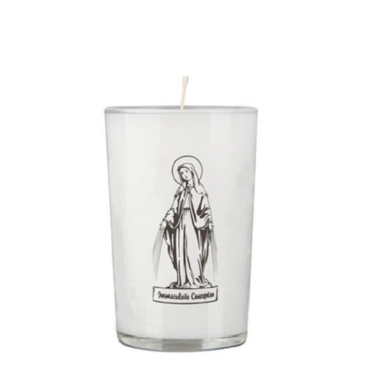 dadant-candle-immaculate-conception-24-hour-glass-prayer-candle-case-of-12-candles-142071