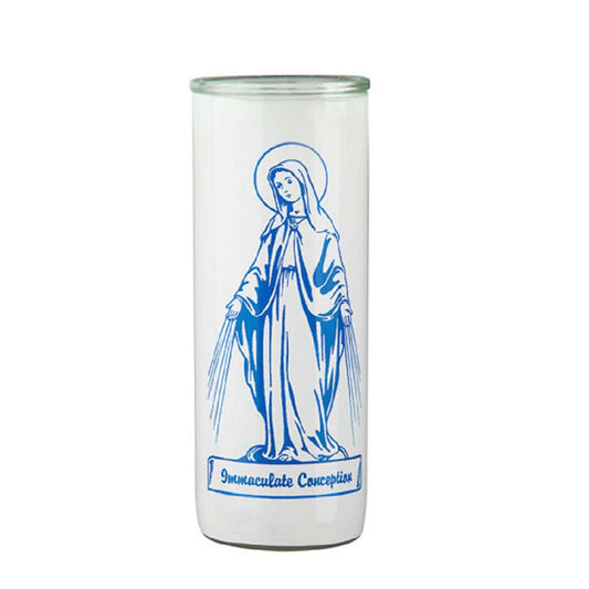 dadant-candle-immaculate-conception-glass-globe-case-of-12-globes-461871