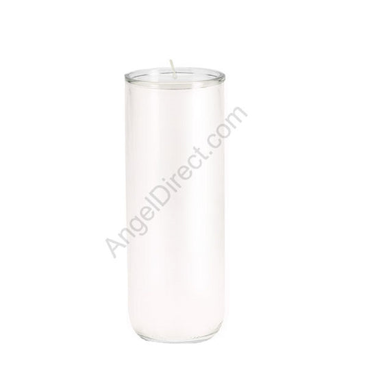dadant-candle-no-3-clear-6-day-open-mouth-glass-devotional-candle-case-of-12-candles-210000
