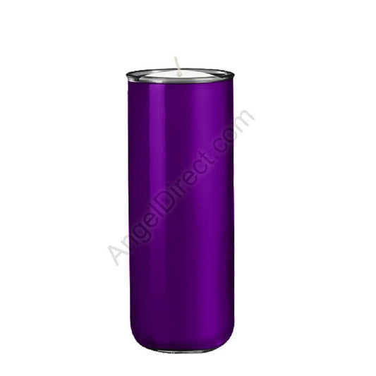 dadant-candle-no-3-purple-6-day-open-mouth-glass-devotional-candle-case-of-12-candles-210300