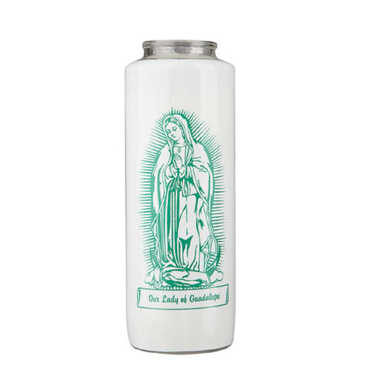 dadant-candle-our-lady-of-guadalupe-6-day-glass-devotional-candle-case-of-12-candles-85000