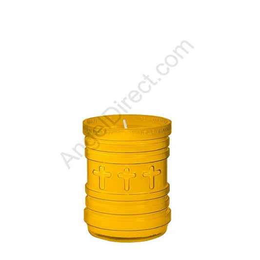 dadant-candle-p-series-amber-3-day-plastic-devotional-candle-case-of-24-candles-410500