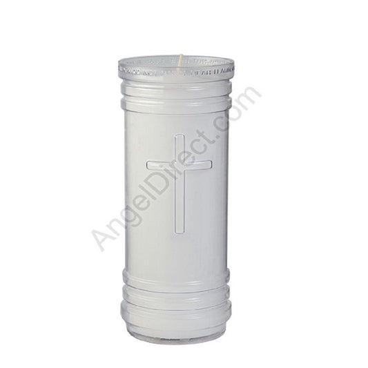dadant-candle-p-series-clear-5-1-2-day-plastic-devotional-candle-case-of-24-candles-450000