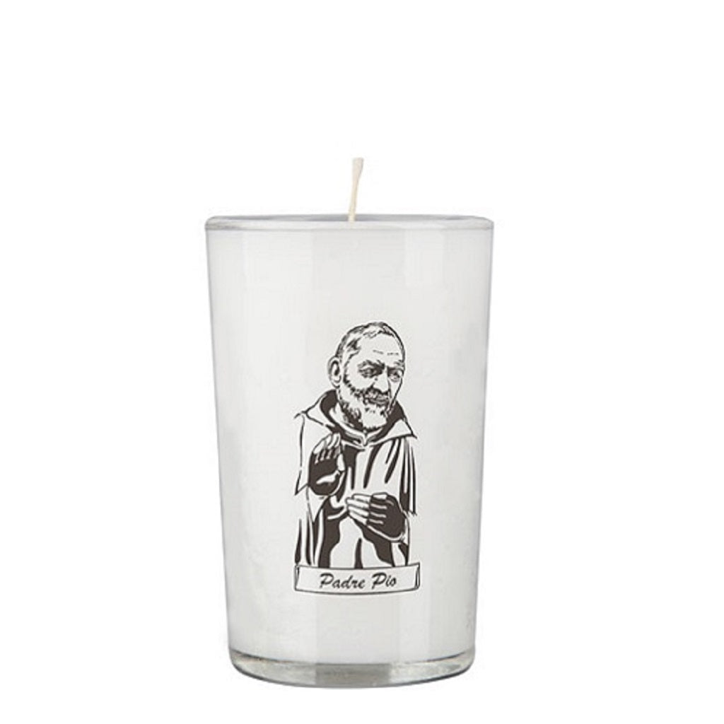 dadant-candle-padre-pio-24-hour-glass-prayer-candle-case-of-12-candles-142083