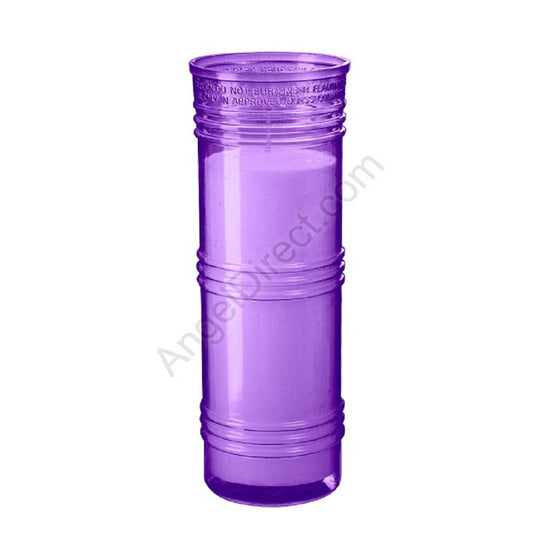 dadant-candle-purple-5-day-plastic-inner-light-case-of-24-candles-460300