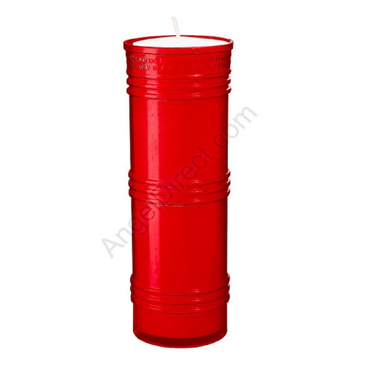 dadant-candle-ruby-7-day-plastic-inner-light-case-of-24-candles-480100