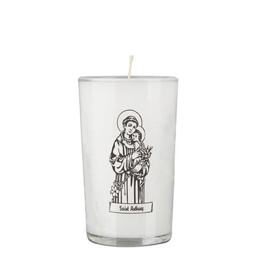 dadant-candle-saint-anthony-24-hour-glass-prayer-candle-case-of-12-candles-142059
