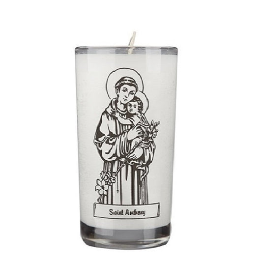 dadant-candle-saint-anthony-72-hour-glass-prayer-candle-case-of-12-candles-153059