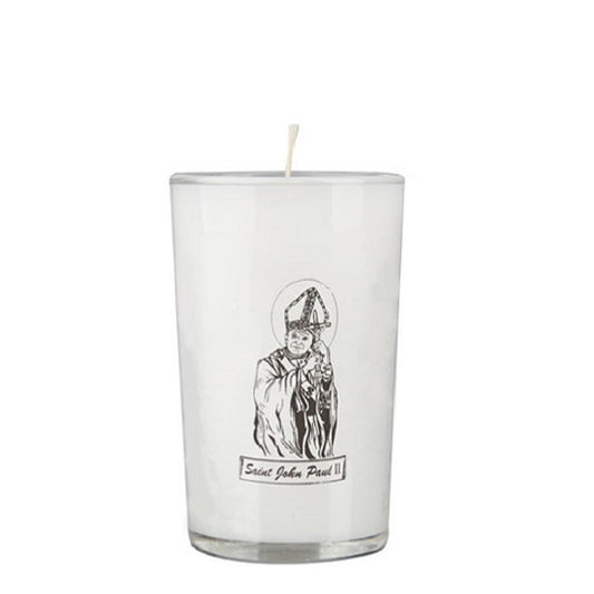 dadant-candle-saint-john-paul-ii-24-hour-glass-prayer-candle-case-of-12-candles-142888