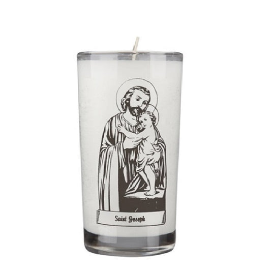 dadant-candle-saint-joseph-and-child-72-hour-glass-prayer-candle-case-of-12-candles-153051