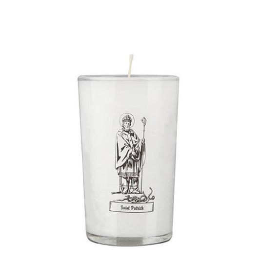 dadant-candle-saint-patrick-24-hour-glass-prayer-candle-case-of-12-candles-142058