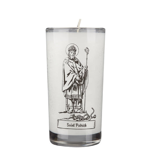 dadant-candle-saint-patrick-72-hour-glass-prayer-candle-case-of-12-candles-153058
