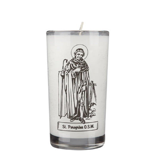dadant-candle-saint-peregrine-72-hour-glass-prayer-candle-case-of-12-candles-153078