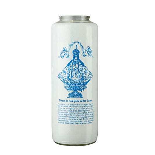 dadant-candle-virgin-de-san-juan-de-los-lagos-6-day-glass-devotional-candle-case-of-12-candles-85600