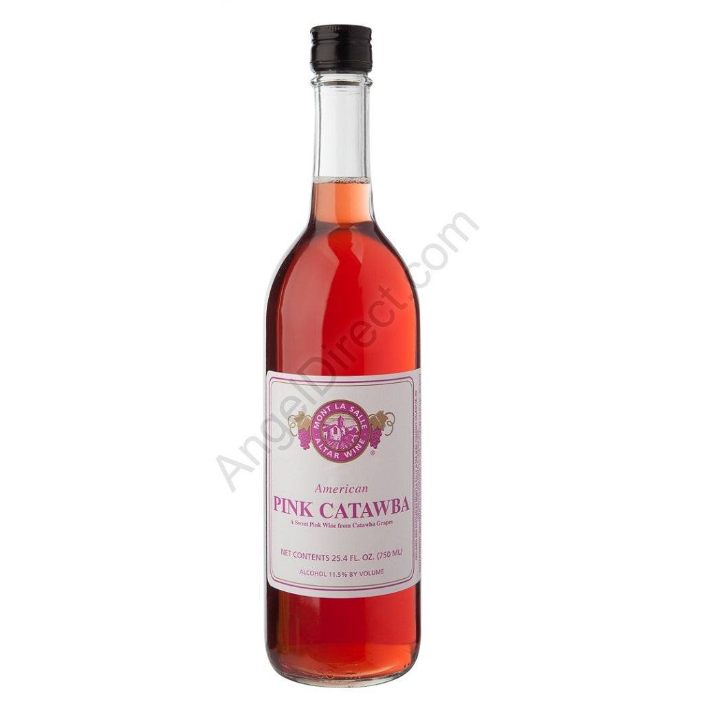 Mont La Salle Pink Catawba Altar Wine - 750ml Bottle Size – Angel ...