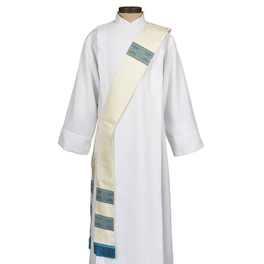 r-j-toomey-avignon-collection-ivory-blue-deacon-stole-yd038blu