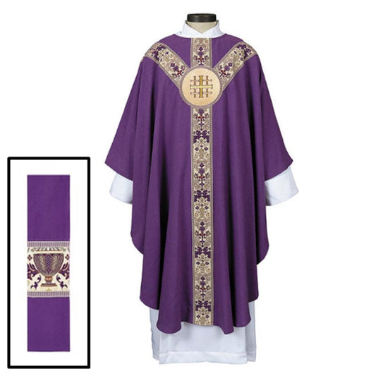 r-j-toomey-coronation-collection-purple-jerusalem-cross-semi-gothic-chasuble-with-inner-stole-j6435prp