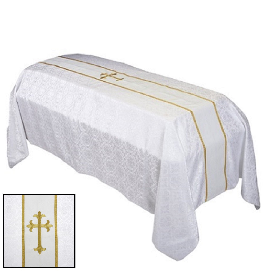 r-j-toomey-fleur-de-lis-cross-collection-white-6-foot-w-x-10-foot-l-embroidered-funeral-pall-g1966