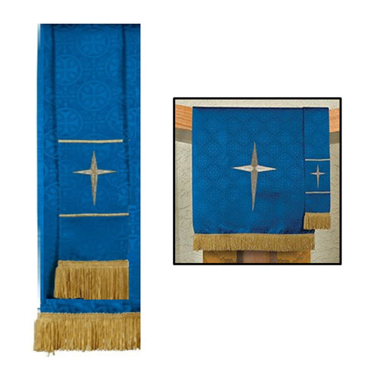 r-j-toomey-maltese-cross-blue-jacquard-bookmark-b4732