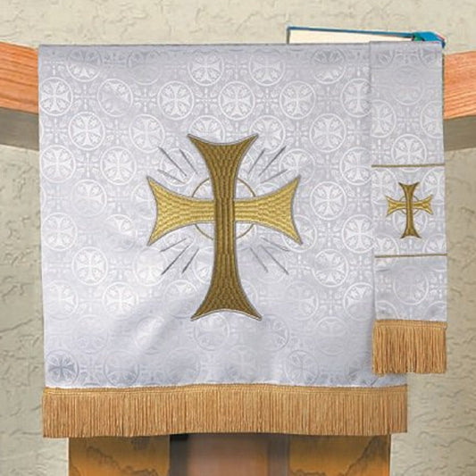 r-j-toomey-maltese-cross-white-jacquard-pulpit-scarf-vc751