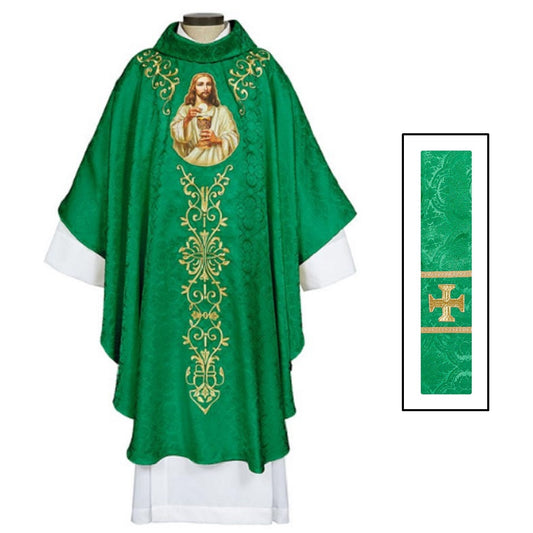 r-j-toomey-pane-vita-collection-green-chasuble-with-inner-stole-n7296grn