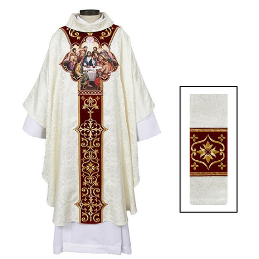 r-j-toomey-the-last-supper-collection-ivory-chasuble-with-inner-stole-n2901ivy