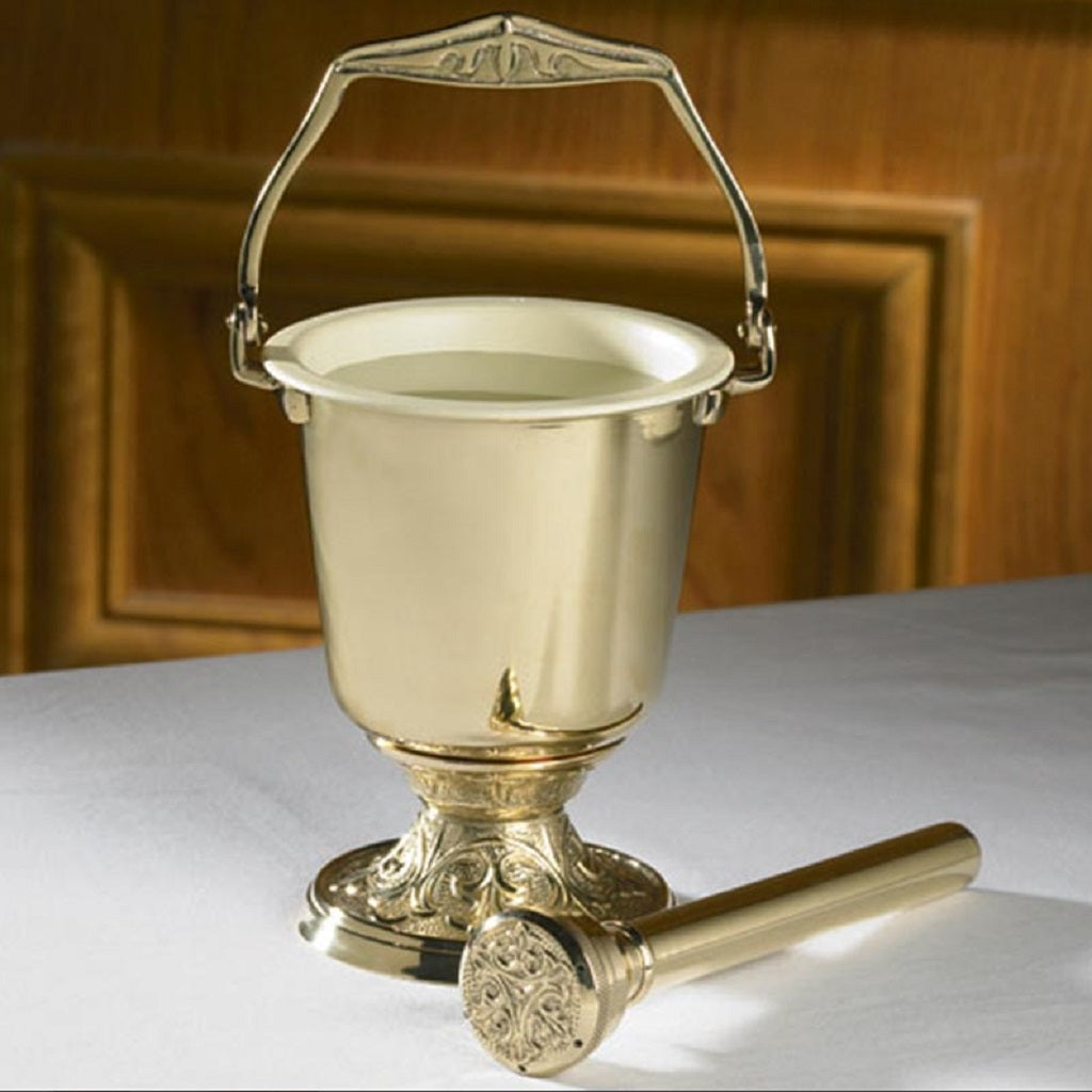 sudbury-brass-10h-brass-holy-water-pot-with-sprinkler-ps628