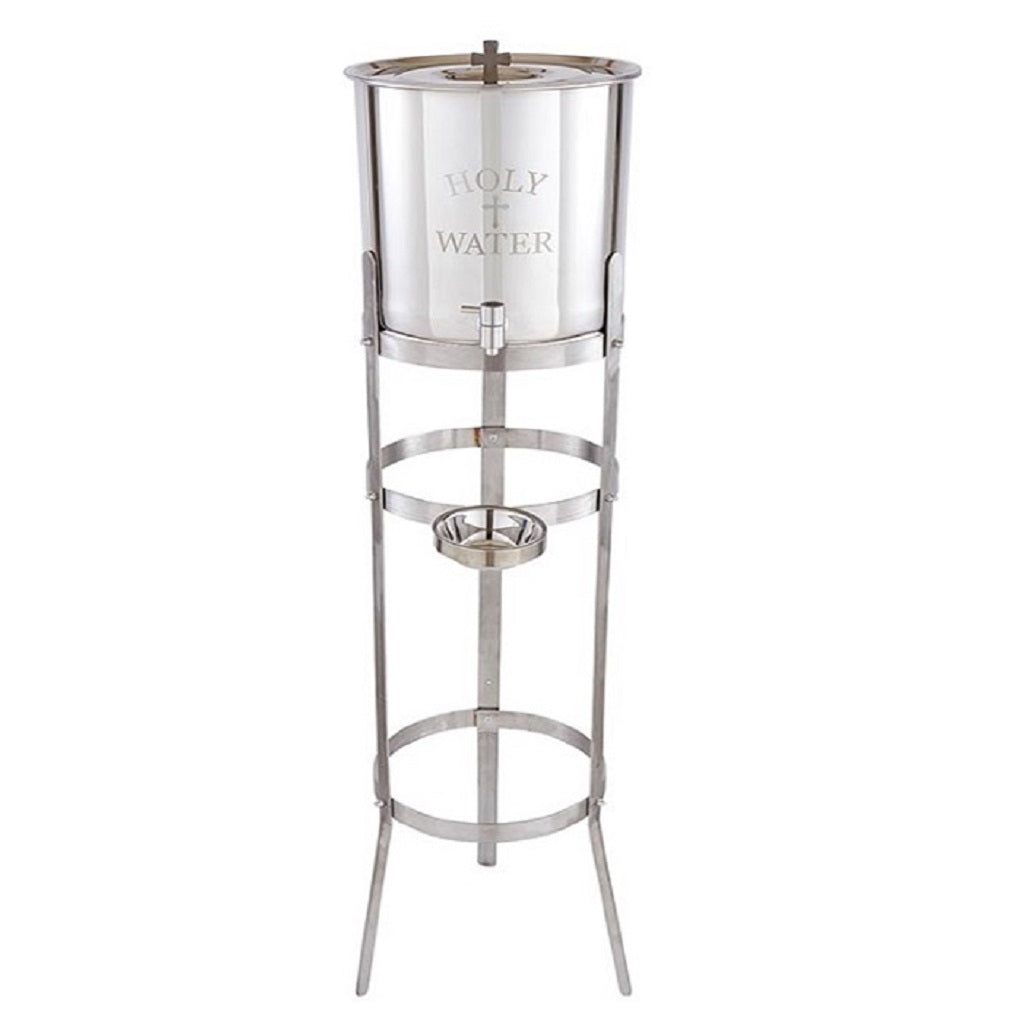 Sudbury Brass Five Gallon Holy Water Receptacle with Stand – Angel ...