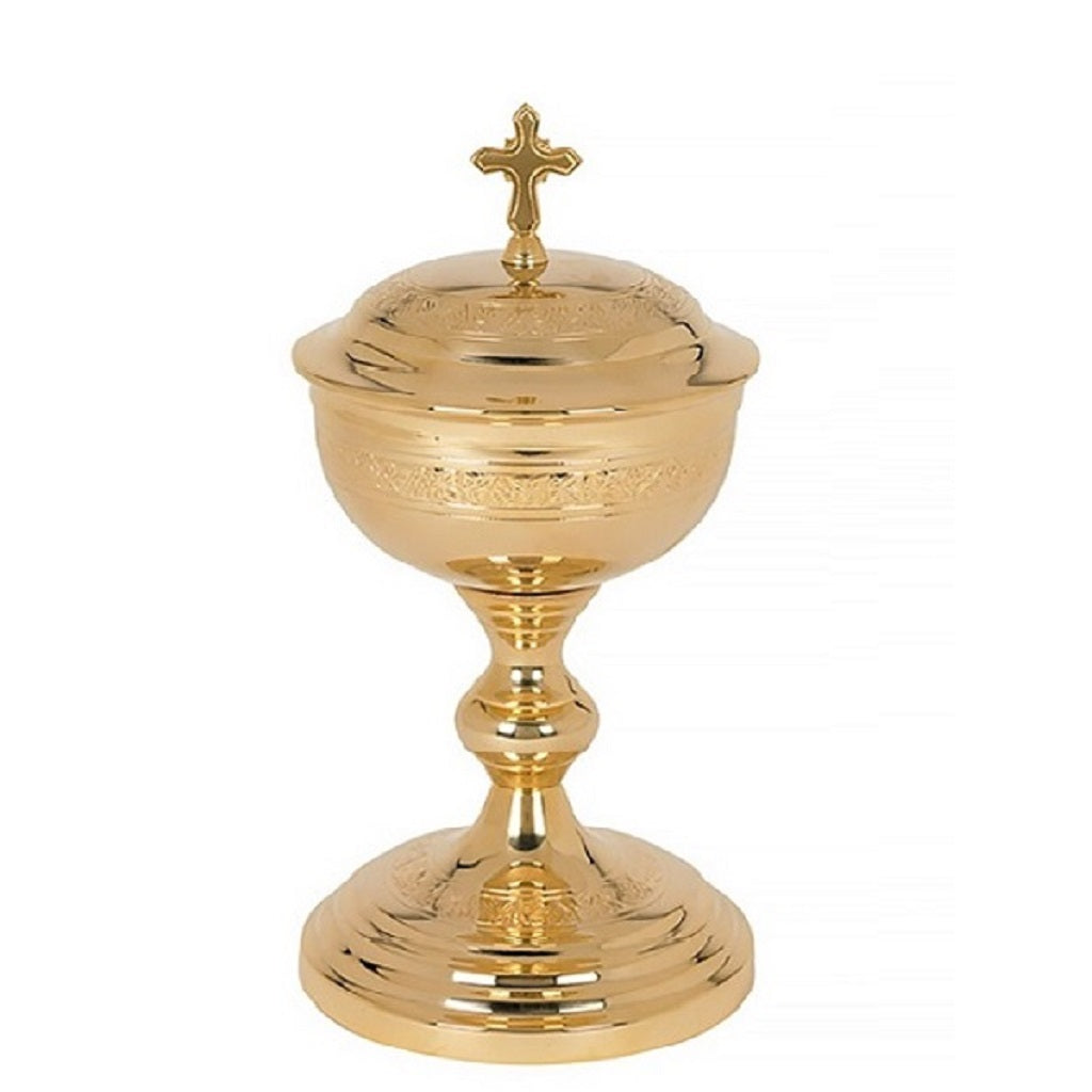 sudbury-brass-etched-ciborium-with-cross-cover-vc236