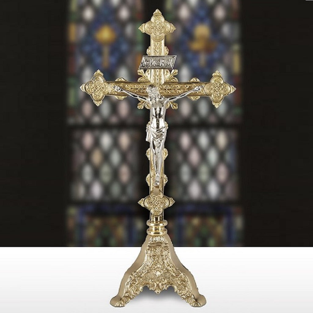 sudbury-brass-roma-series-24h-crucifix-d4020