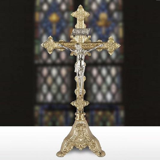 sudbury-brass-roma-series-24h-crucifix-d4020