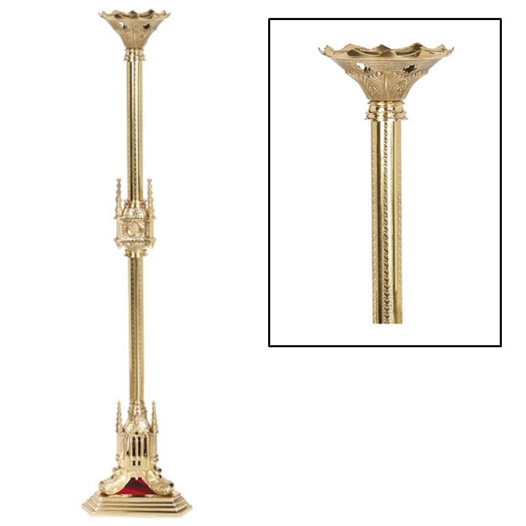 Sudbury Brass San Pietro Series 44"H Processional Candlestick-N1915