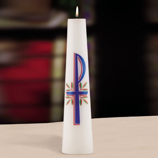 will-baumer-3d-chi-rho-christ-candle-75350
