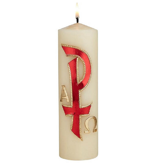 will-baumer-chi-rho-wax-devotional-candle-l1285