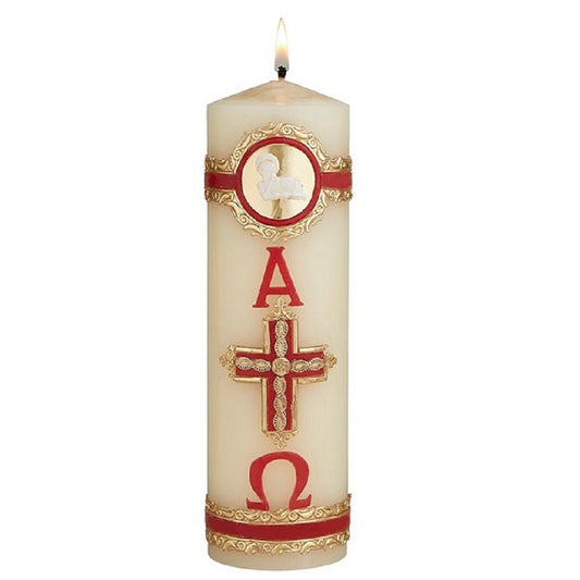 will-baumer-christ-redeemer-wax-devotional-candle-l1283