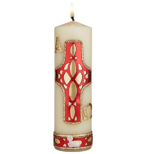 will-baumer-easter-mosiac-wax-devotional-candle-l1284