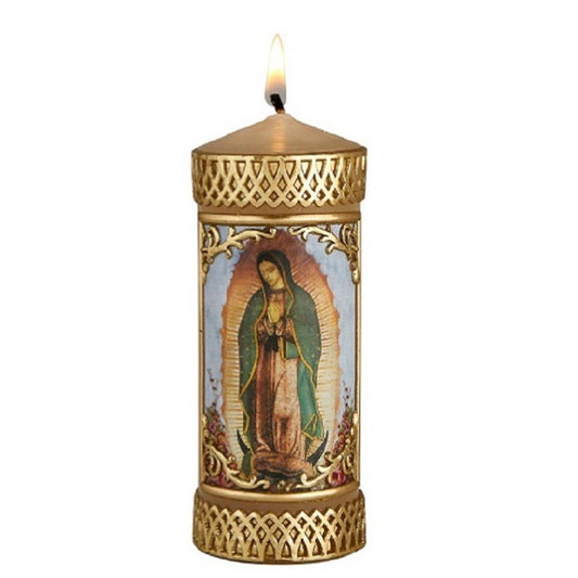 will-baumer-our-lady-of-guadalupe-wax-devotional-candle-set-of-two-candles-j1578